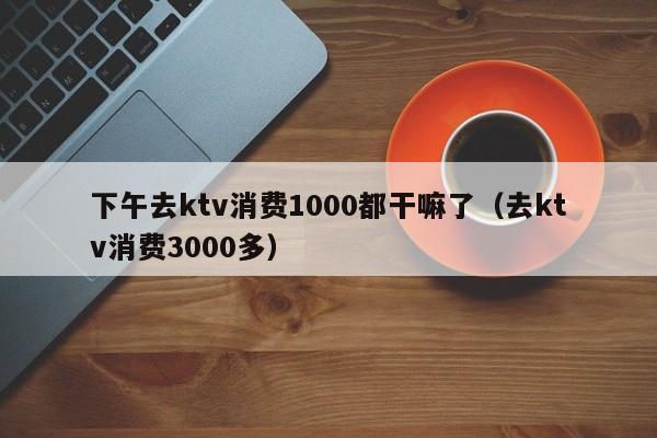 下午去ktv消费1000都干嘛了（去ktv消费3000多）